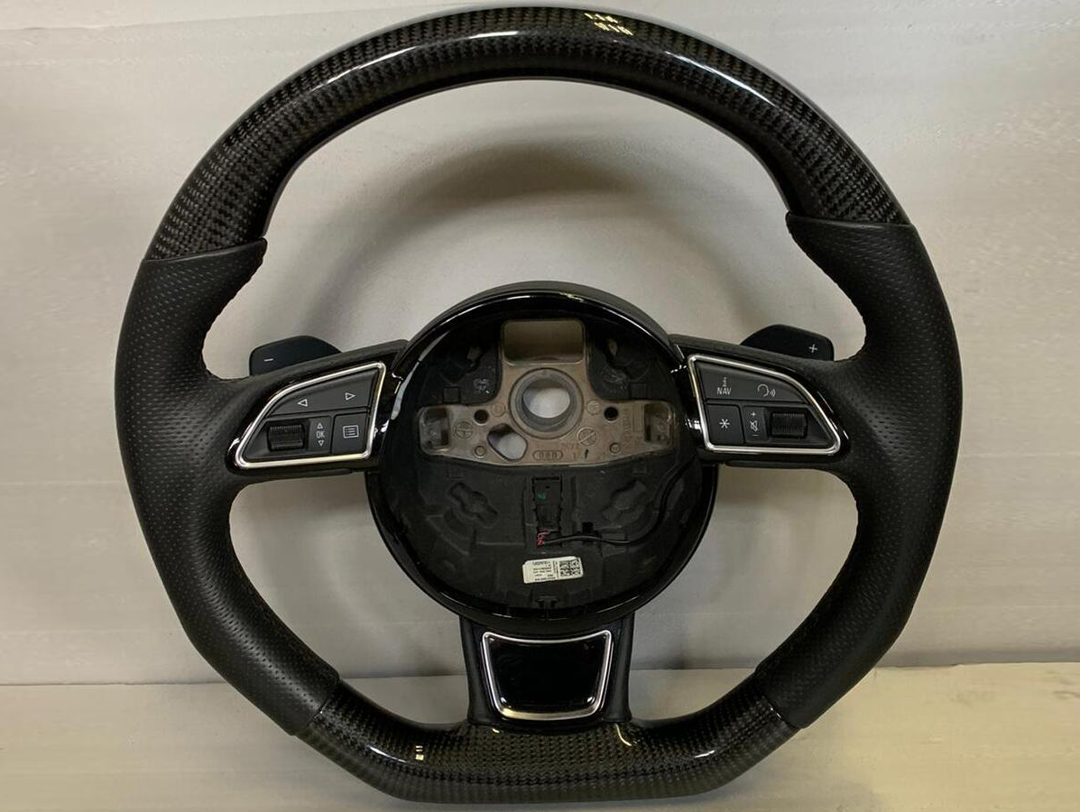 Audi A5 8T (2012–2015) Steering Wheel with Paddle Shifters Carbon Leather